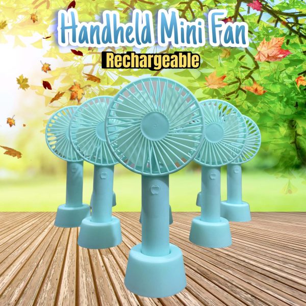 Mini Rechargeable Fan with Adjustable 3 Speed